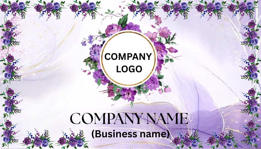 Small Business Floral Design Cards