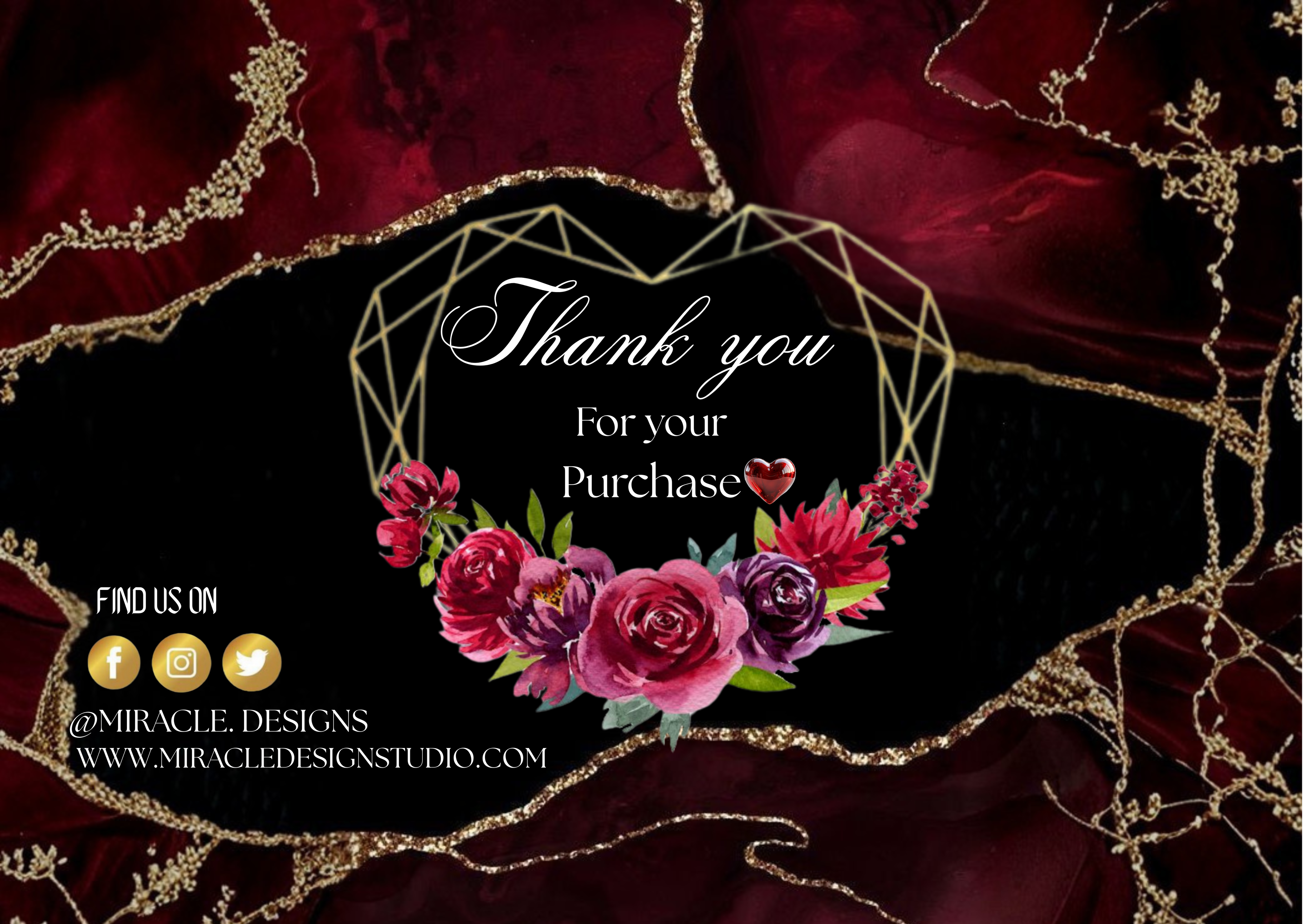Thank You Card Templates For Customers